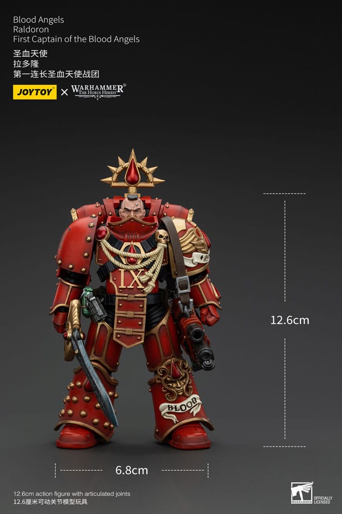Warhammer The Horus Heresy figurine 1/18 Blood Angels Raldoron First Captain of the Blood Angels 13 cm
