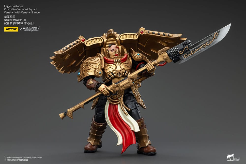Warhammer The Horus Heresy figurine 1/18 Legio Custodes Custodian Venatari Squad Venatari with Venatari Lance 13 cm