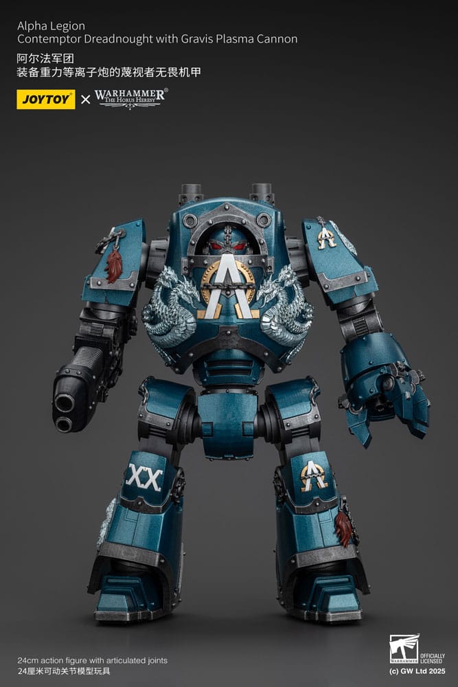 Warhammer The Horus Heresy figurine Alpha Legion Contemptor Dreadnought with Gravis Plasma Cannon 25 cm