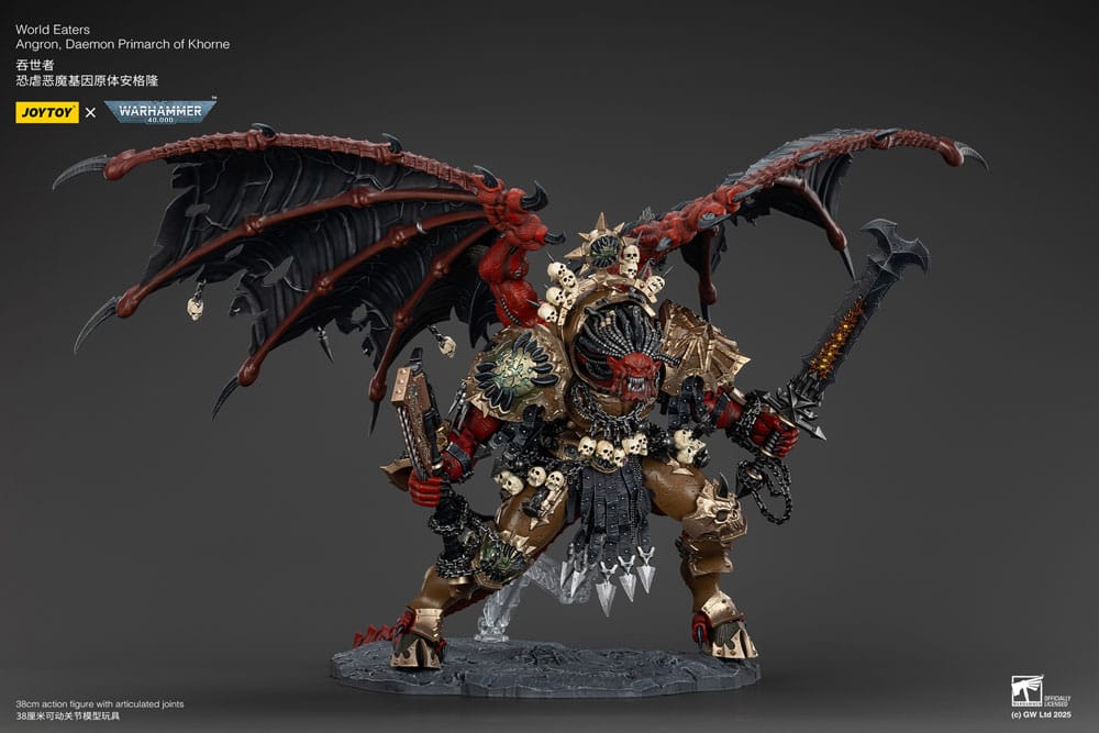 Warhammer 40k Figurine World Eaters Angron Daemon Primarch of Khorne 48 cm
