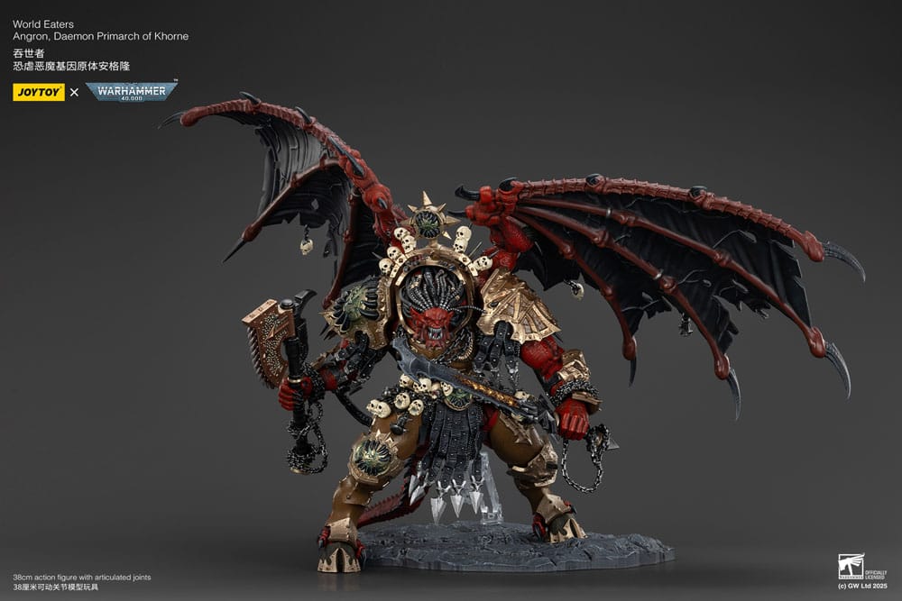Warhammer 40k Figurine World Eaters Angron Daemon Primarch of Khorne 48 cm