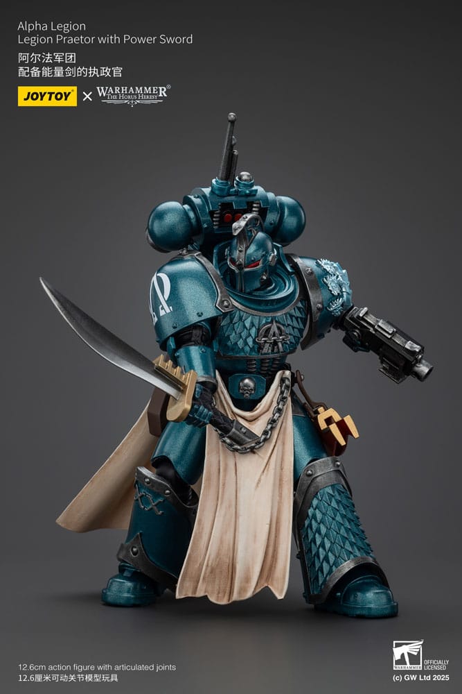 Warhammer The Horus Heresy figurine Alpha Legion Praetor with Power Sword 20 cm