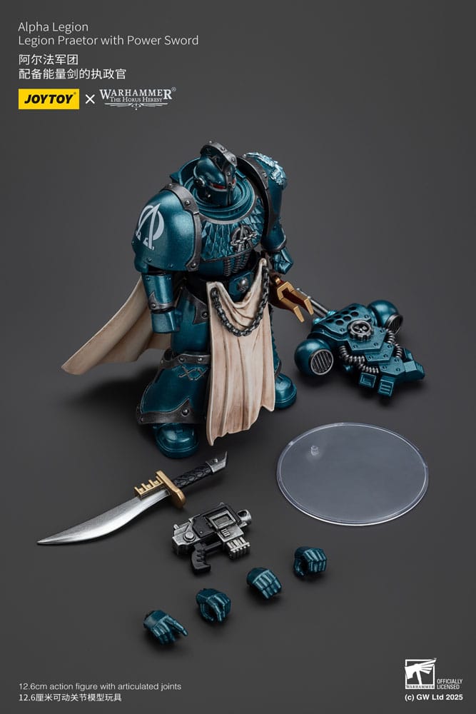Warhammer The Horus Heresy figurine Alpha Legion Praetor with Power Sword 20 cm