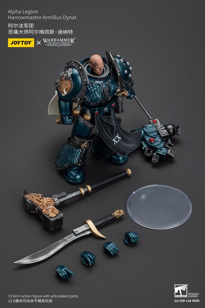 Warhammer The Horus Heresy figurine Alpha Legion Harrowmaster Armillus Dynat 20 cm