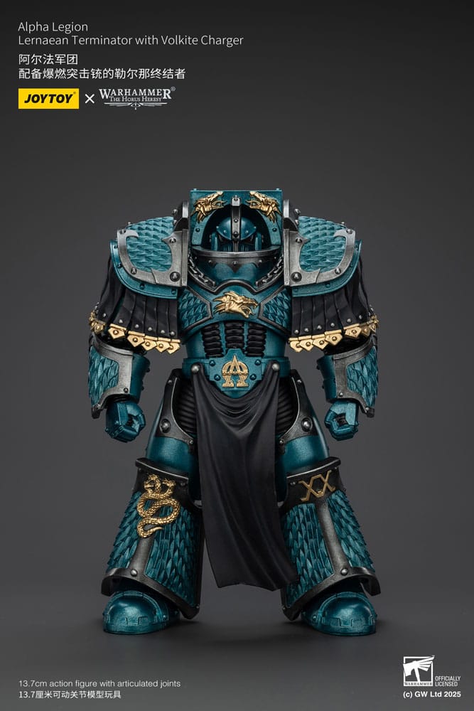 Warhammer The Horus Heresy figurine Alpha Legion Lernaean Terminator with Volkite Charger 20 cm