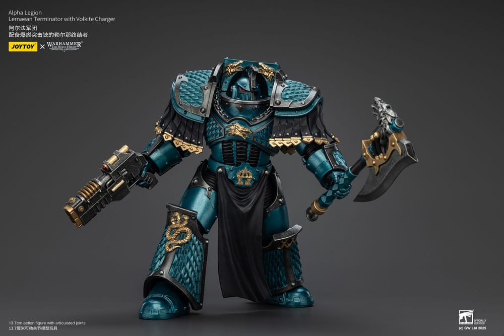 Warhammer The Horus Heresy figurine Alpha Legion Lernaean Terminator with Volkite Charger 20 cm
