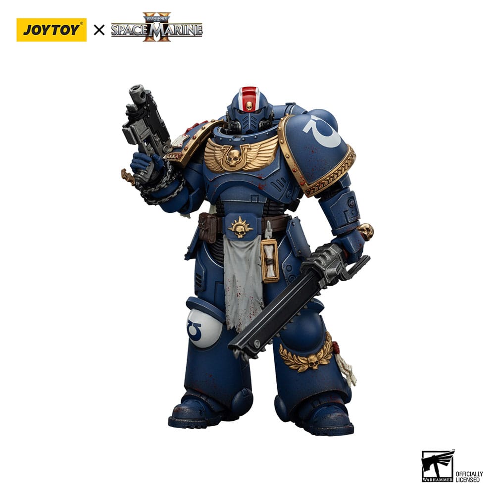 Warhammer 40,000: Space Marine 2 figurine Ultramarines Lieutenant Titus Collectors Edition 13 cm