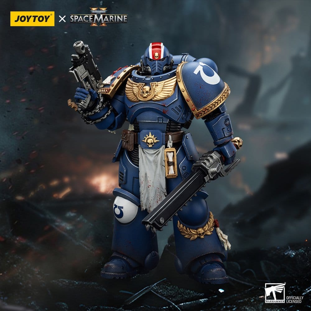 Warhammer 40,000: Space Marine 2 figurine Ultramarines Lieutenant Titus Collectors Edition 13 cm
