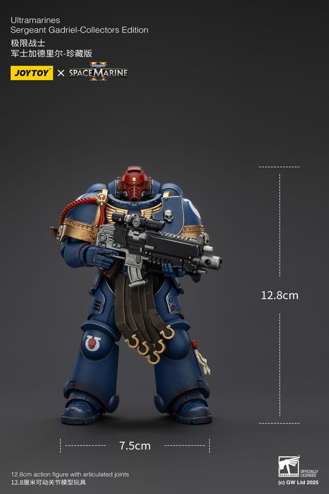 Warhammer 40,000: Space Marine 2 figurine Ultramarines Sergeant Gadriel Collectors Edition 13 cm