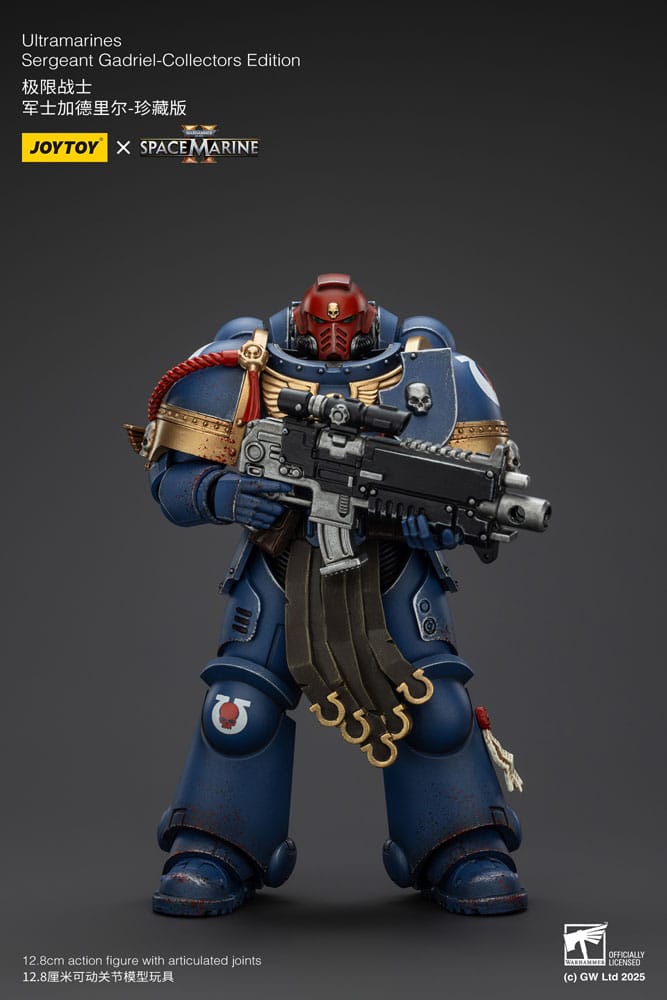 Warhammer 40,000: Space Marine 2 figurine Ultramarines Sergeant Gadriel Collectors Edition 13 cm