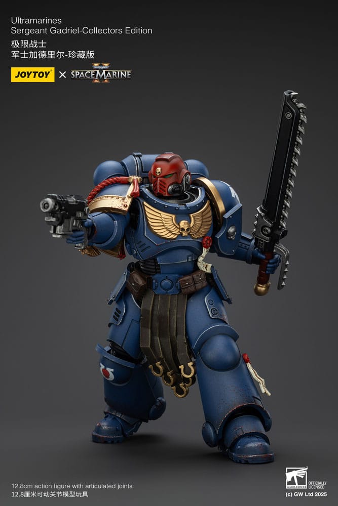 Warhammer 40,000: Space Marine 2 figurine Ultramarines Sergeant Gadriel Collectors Edition 13 cm