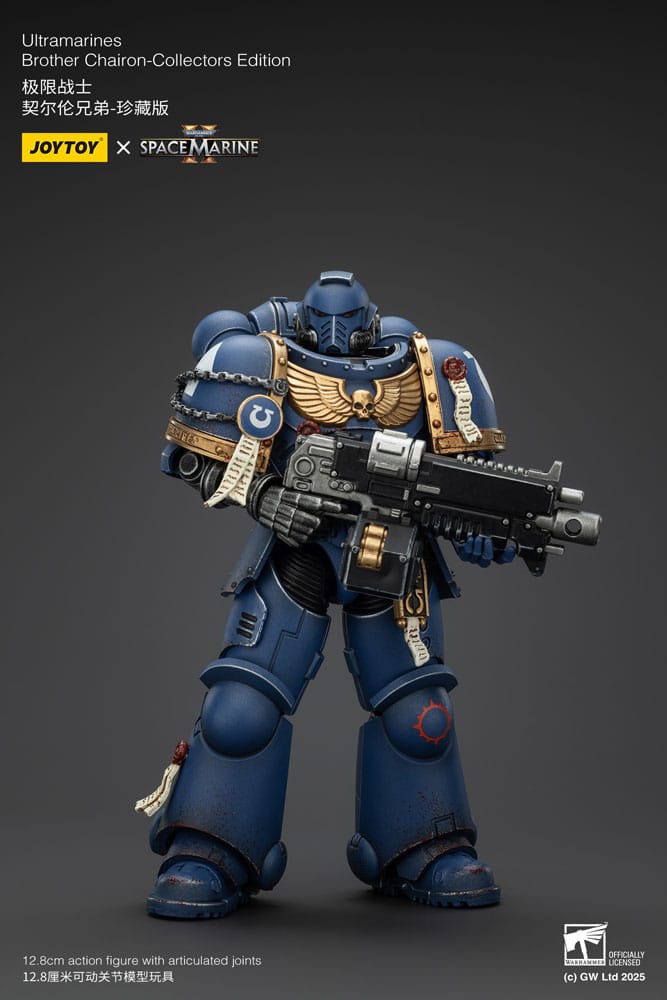 Warhammer 40,000: Space Marine 2 figurine Ultramarines Brother Chairon Collectors Edition 13 cm