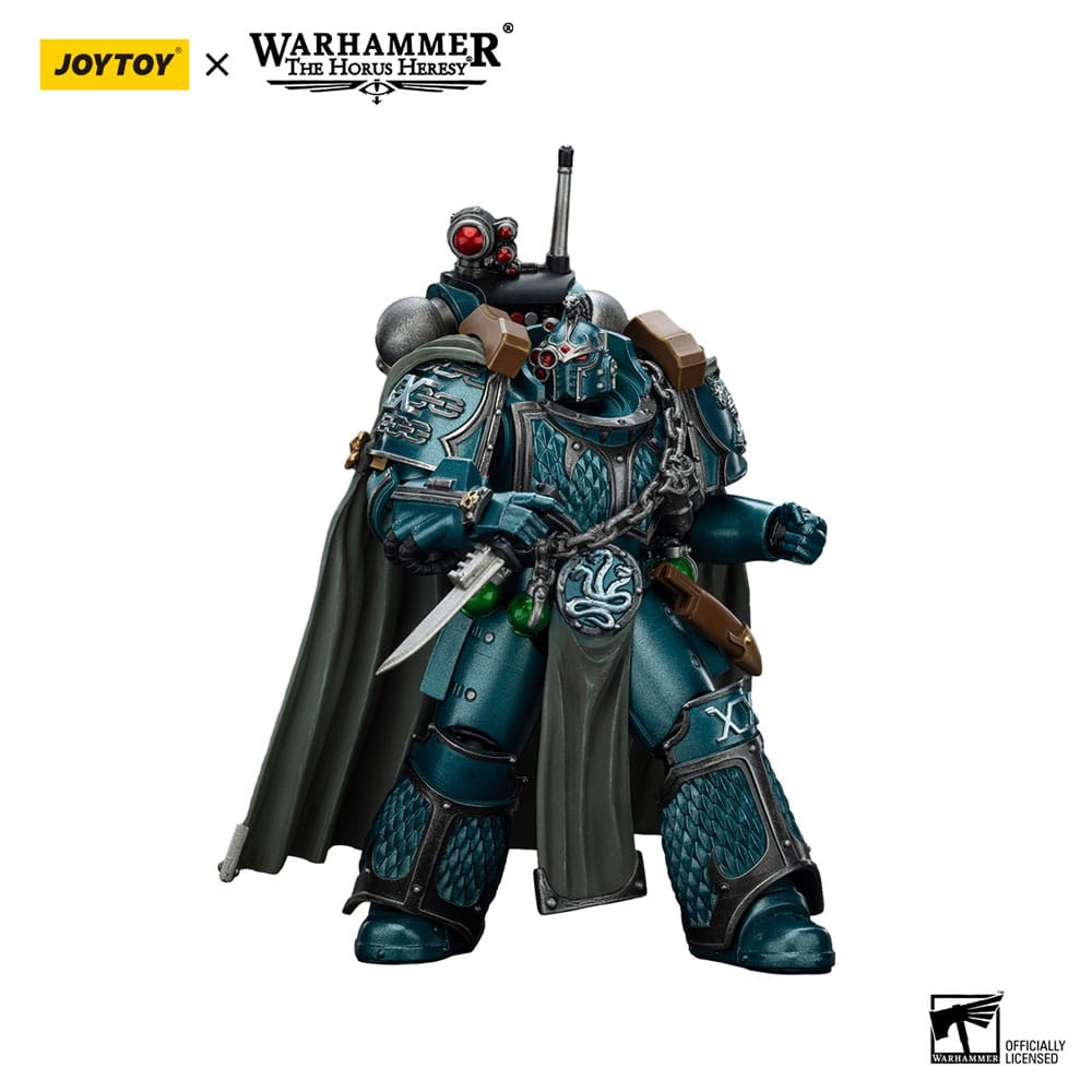 Warhammer The Horus Heresy figurine Alpha Legion Exodus The One who is Many With Sniper Rifle And Power Dagger 20 cm