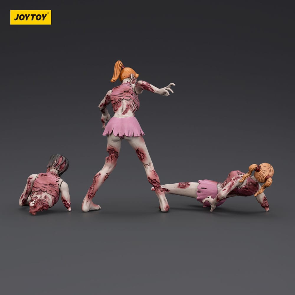 Zombie pack 3 figurines Dark Source Cheer Leaders 8 cm