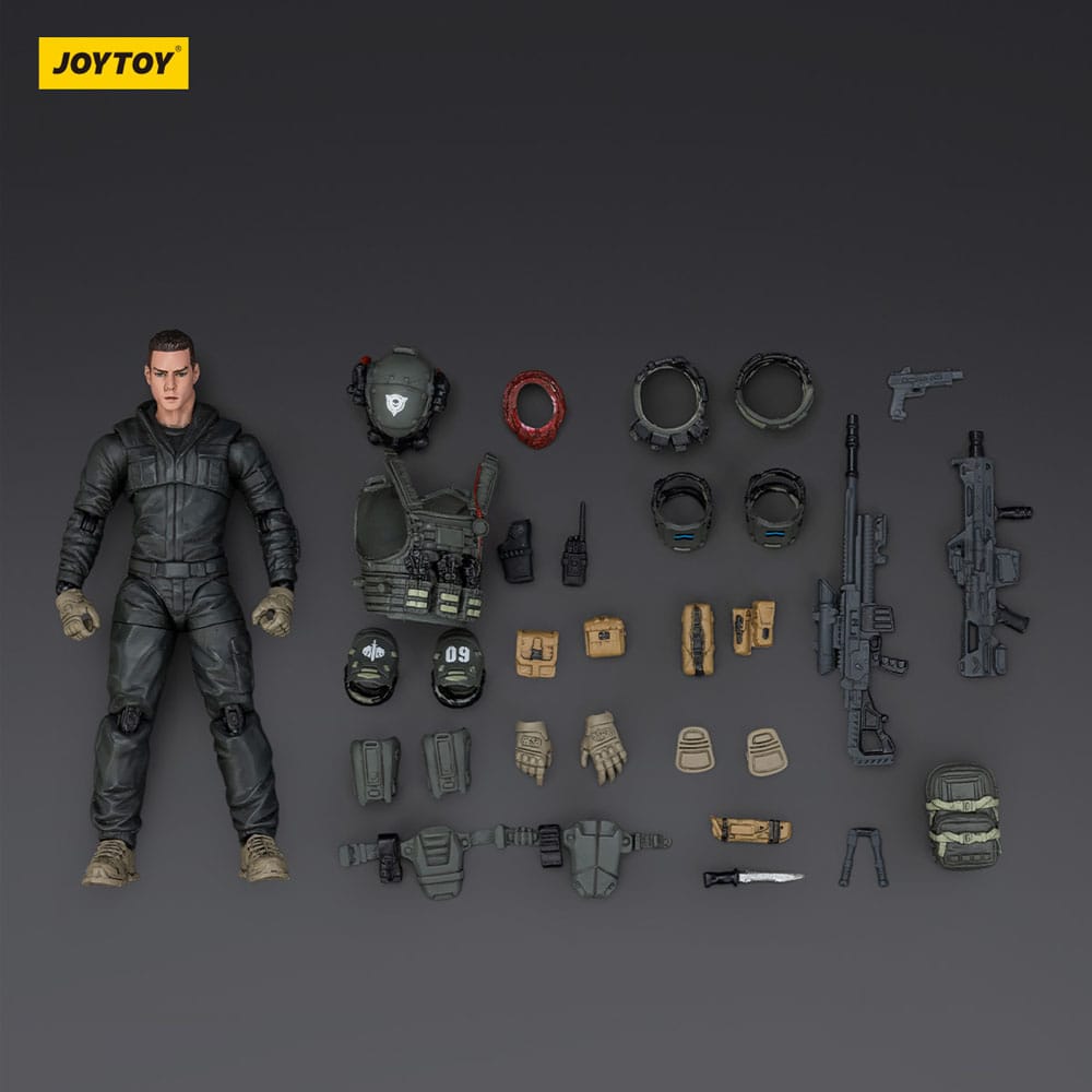 APOC Series Dark Source figurine Stellar Scar Assault Team Darksilicon 11 cm