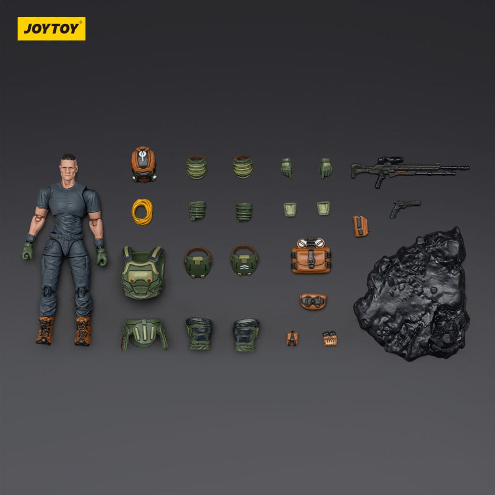 Steel Ride Corps Dark Source figurine Assaulter Stephen 7 cm