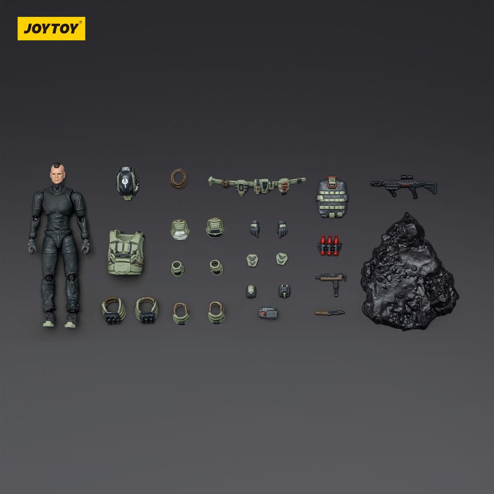 Steel Ride Corps Dark Source figurine Assaulter Marco 7 cm