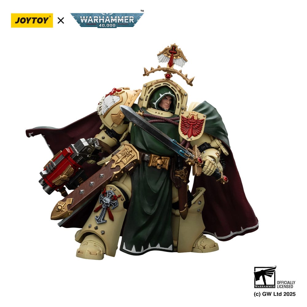 Warhammer 40,000: Dark Angels figurine Belial Grand Master of The Deathwing With the Sword of Silence and Storm Bolter 14 cm