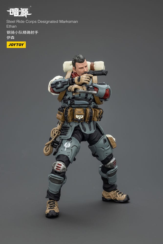 Steel Ride Corps Dark Source figurine Designated Marksman Ethan 7 cm