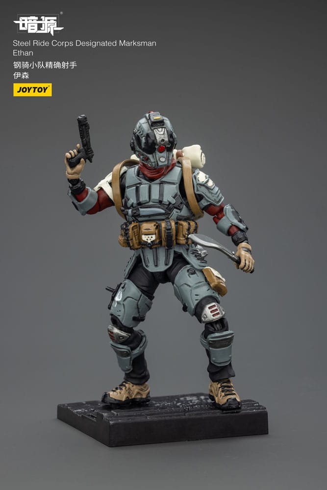 Steel Ride Corps Dark Source figurine Designated Marksman Ethan 7 cm