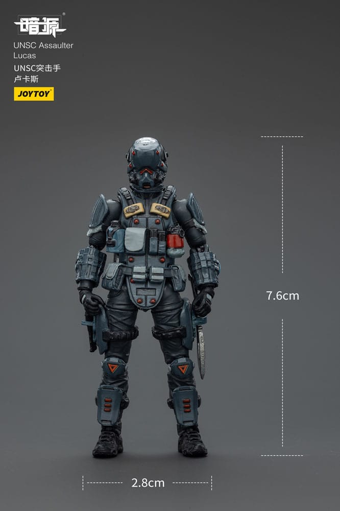 UNSC Dark Source figurine Assaulter Lucas 7 cm