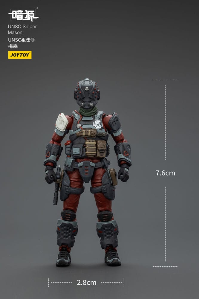 UNSC Dark Source figurine Sniper Mason 7 cm