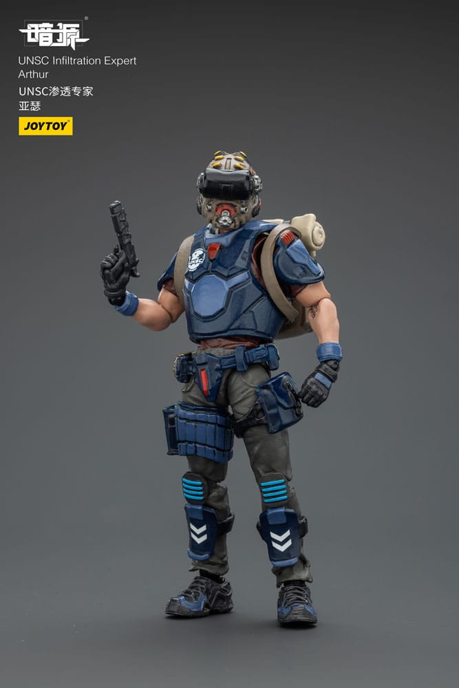 UNSC Dark Source figurine Infiltration Expert Arthur 7 cm