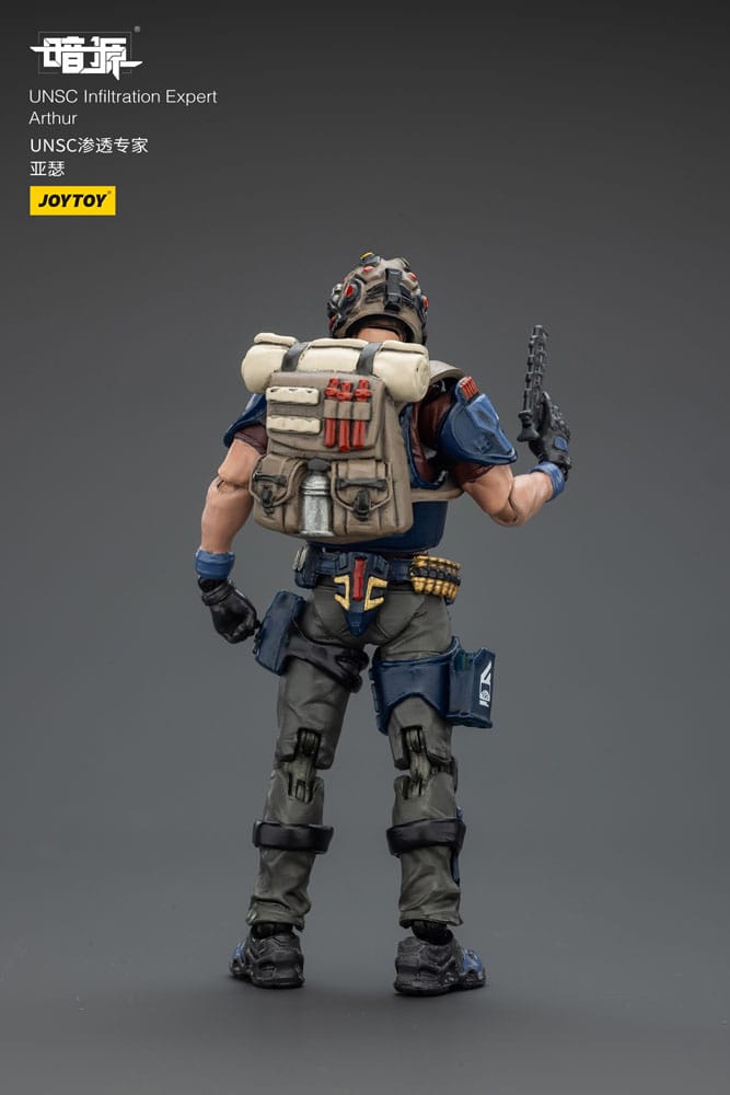 UNSC Dark Source figurine Infiltration Expert Arthur 7 cm