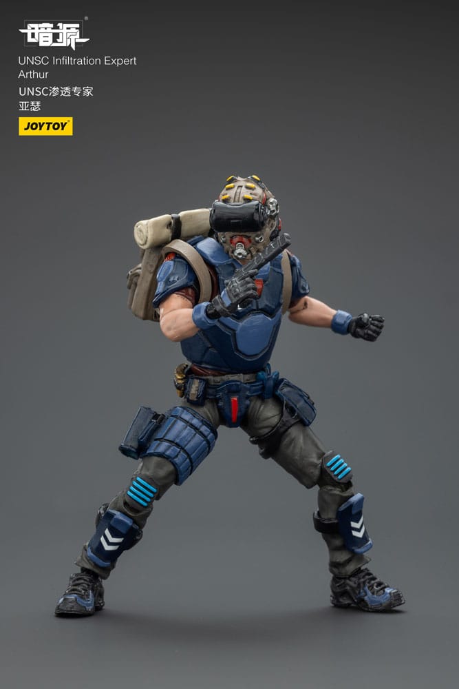 UNSC Dark Source figurine Infiltration Expert Arthur 7 cm