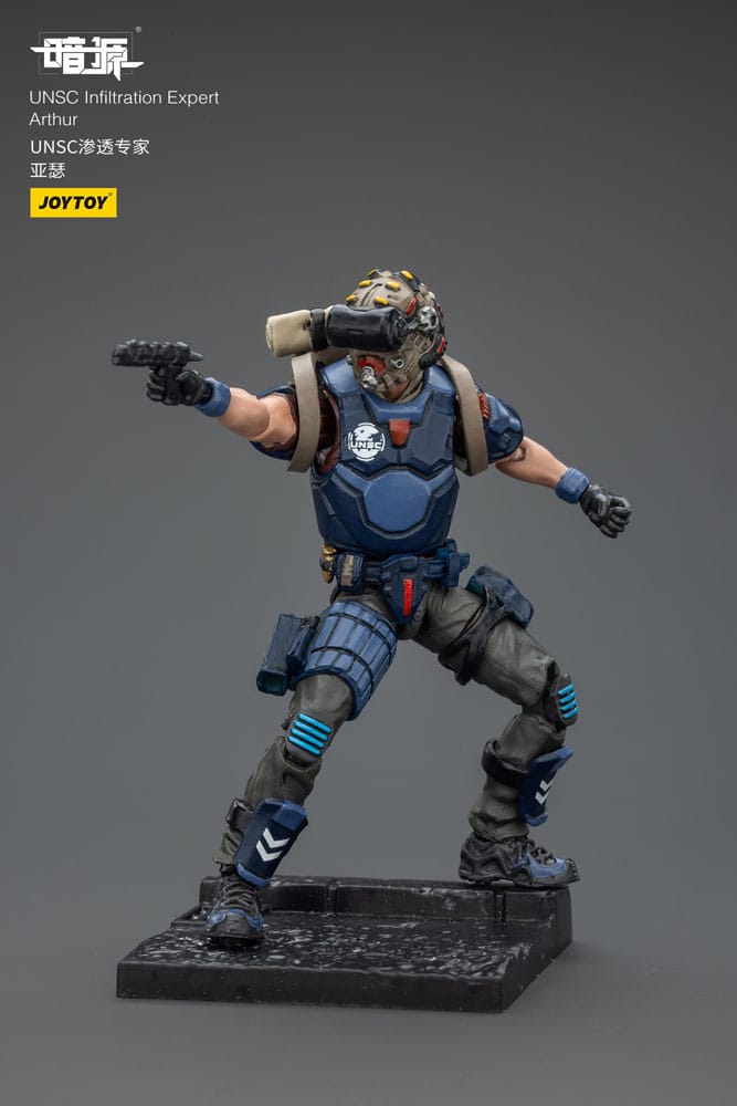 UNSC Dark Source figurine Infiltration Expert Arthur 7 cm