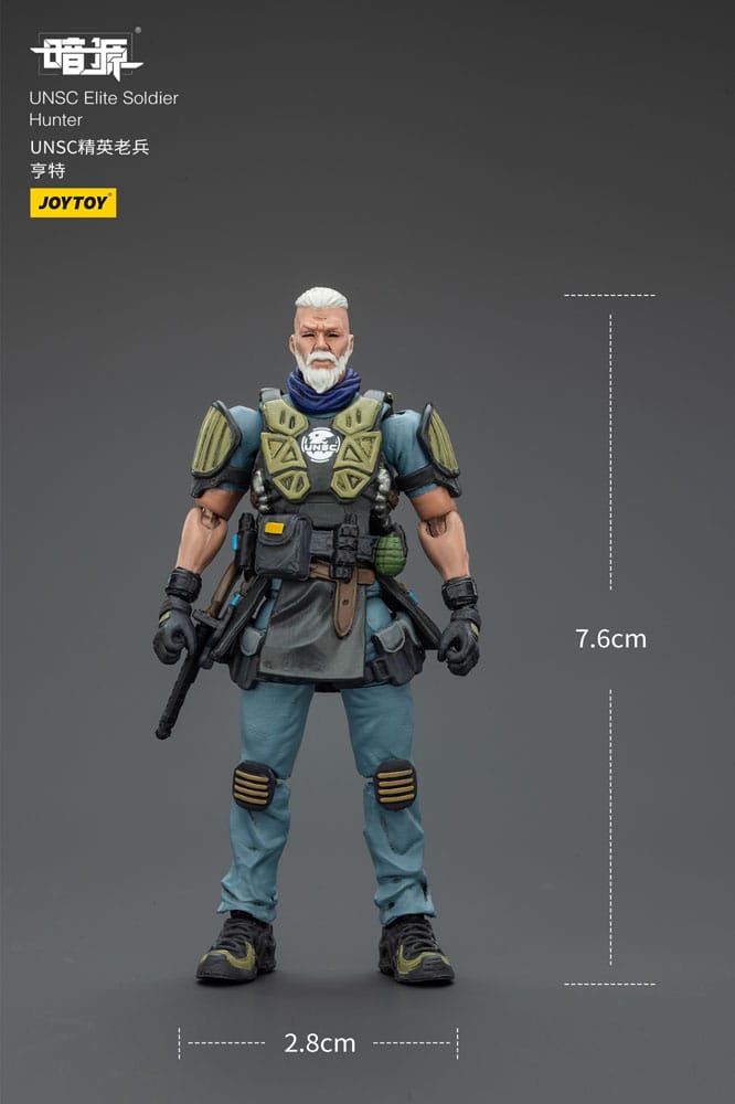 UNSC Dark Source figurine Elite Soldier Hunter 7 cm