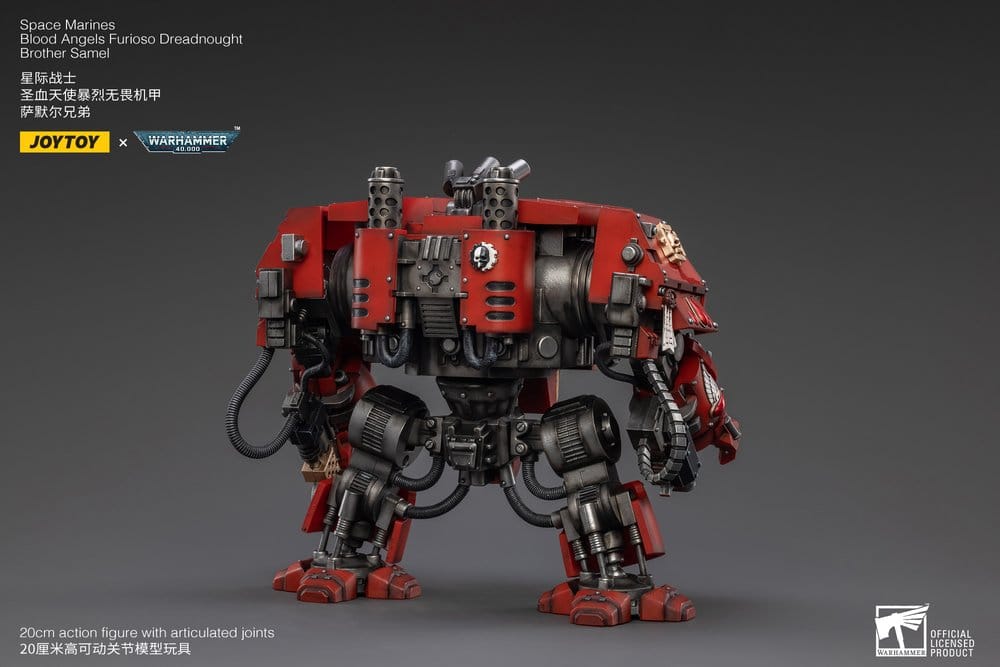 Warhammer 40,000 figurine Blood Angels Furioso Dreadnought Brother Samel 20 cm