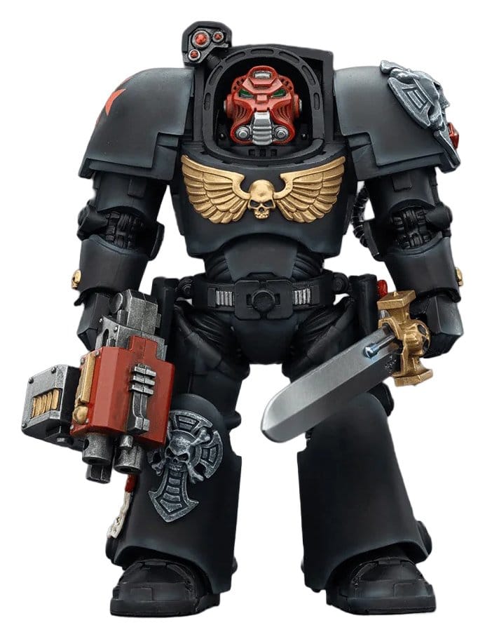 Warhammer 40,000 figurine Black Templars Terminator 1 with Power Sword and Storm Bolter 14 cm