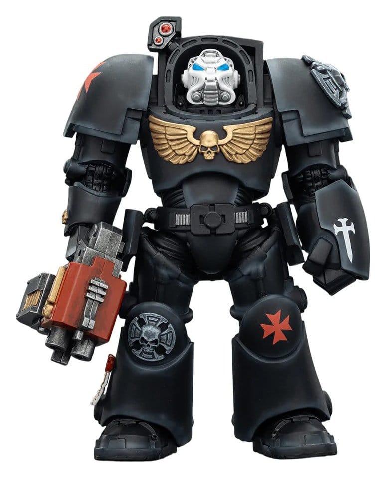 Warhammer 40,000 figurine Black Templars Terminator 2 with Power Fist and Storm Bolter 14 cm