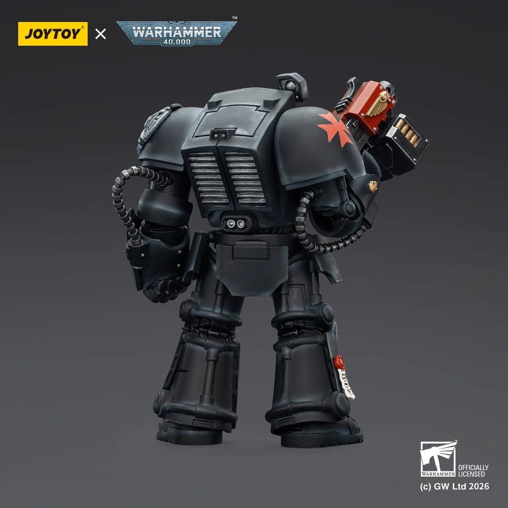 Warhammer 40,000 figurine Black Templars Terminator 2 with Power Fist and Storm Bolter 14 cm