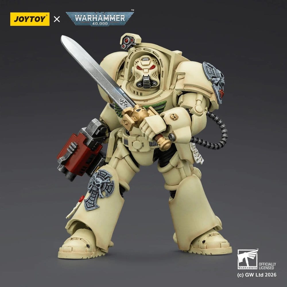 Warhammer 40,000 figurine Dark Angels Deathwing Terminator 1 with Power Sword and Storm Bolter 14 cm