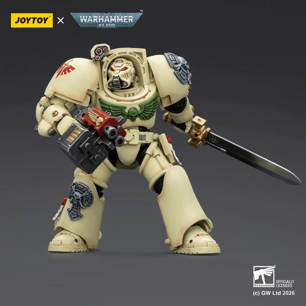 Warhammer 40,000 figurine Dark Angels Deathwing Terminator 1 with Power Sword and Storm Bolter 14 cm