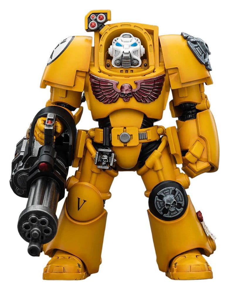 Warhammer 40,000 figurine Imperial Fists Terminator 3 with Power Fist and Assault Cannon 14 cm