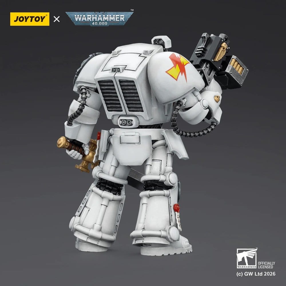 Warhammer 40,000 figurine White Scars Terminator 1 with Power Sword and Storm Bolter 14 cm