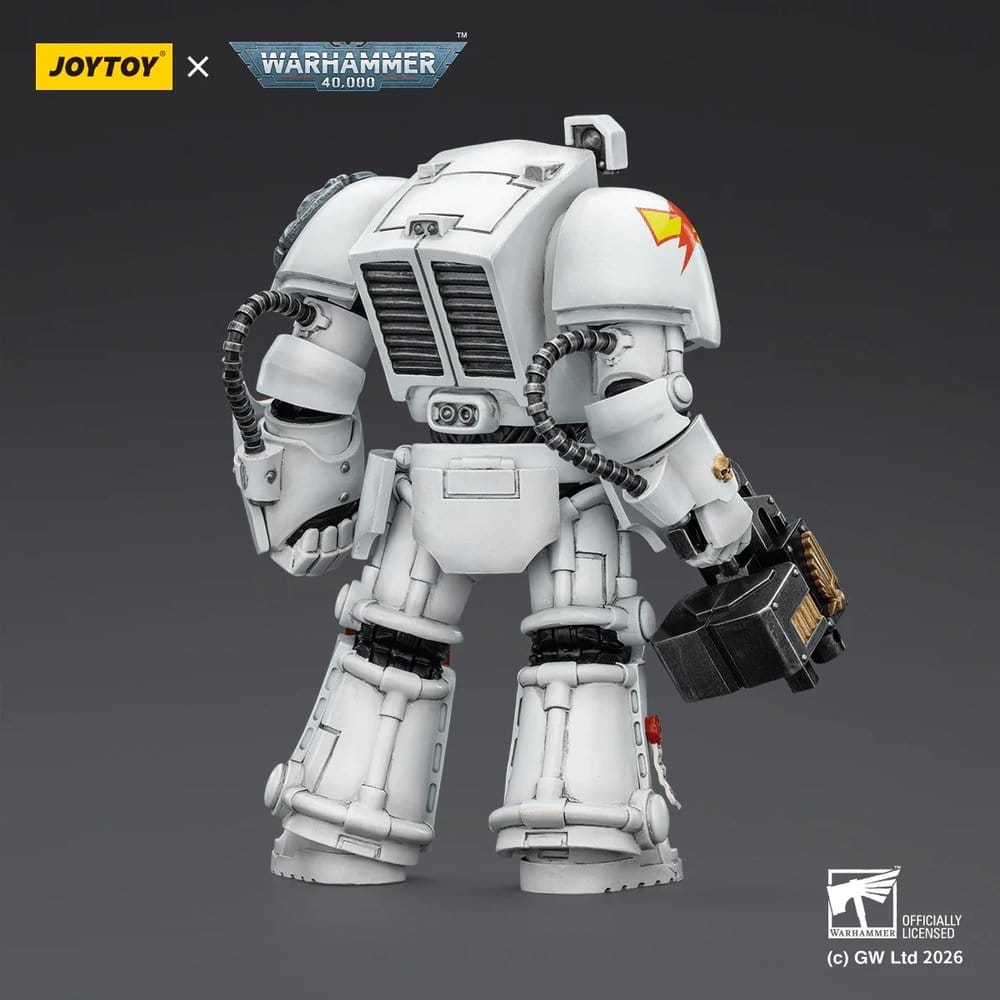 Warhammer 40,000 figurine White Scars Terminator 2 with Power Fist and Storm Bolter 14 cm