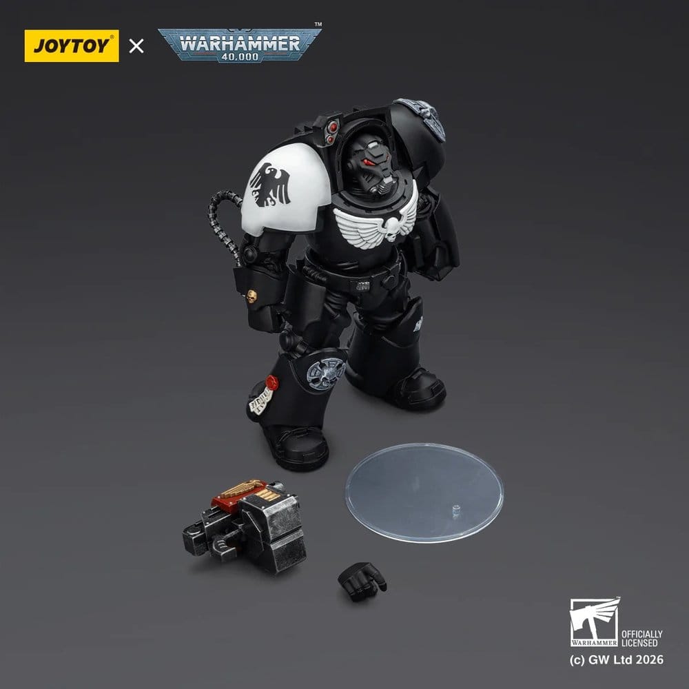 Warhammer 40,000 figurine Raven Guard Terminator 2 with Power Fist and Storm Bolter 14 cm