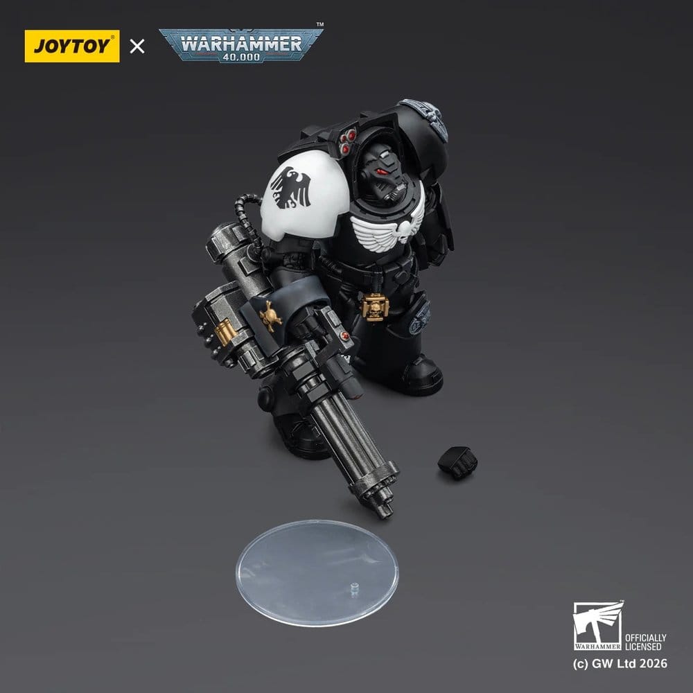 Warhammer 40,000 figurine Raven Guard Terminator 3 with Power Fist and Assault Cannon 14 cm