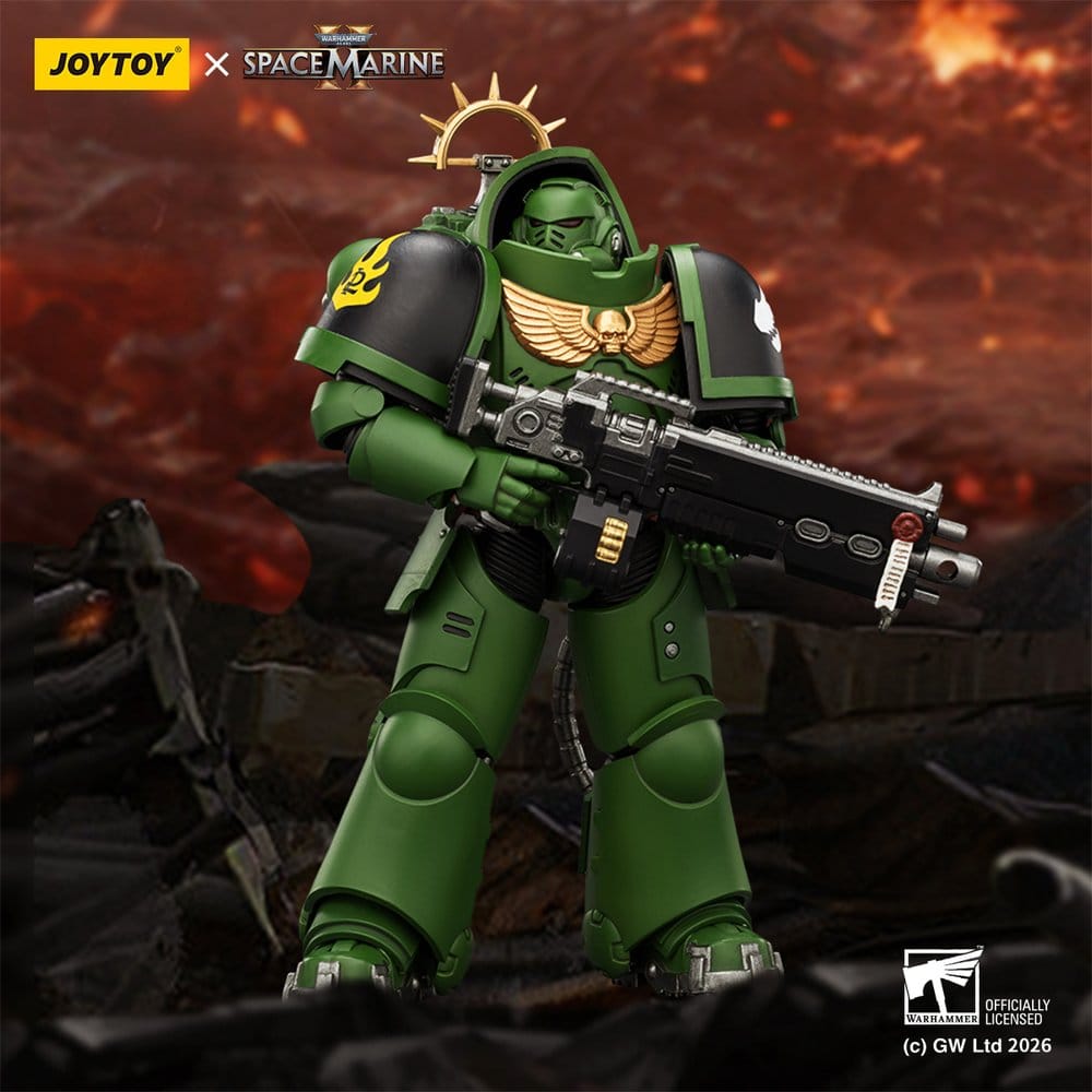 Warhammer 40,000 figurine Game Edition Salamanders Heavy Intercessor 13 cm