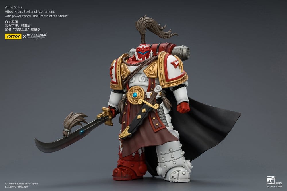 Warhammer The Horus Heresy figurine White Scars Hibou Khan, Seeker of Atonement 12 cm