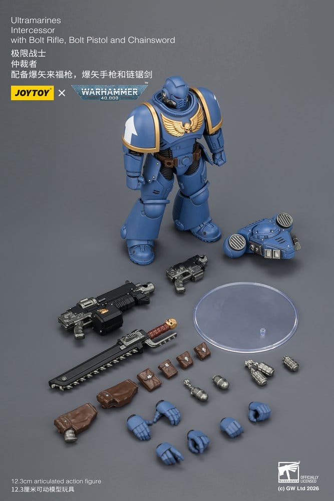 Warhammer 40,000 figurine Ultramarines Intercessor 12 cm