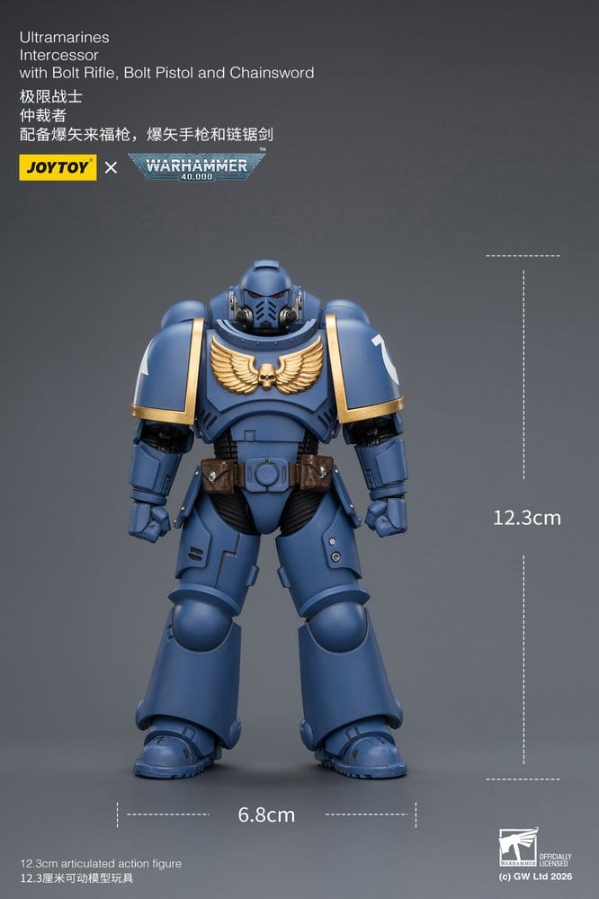 Warhammer 40,000 figurine Ultramarines Intercessor 12 cm