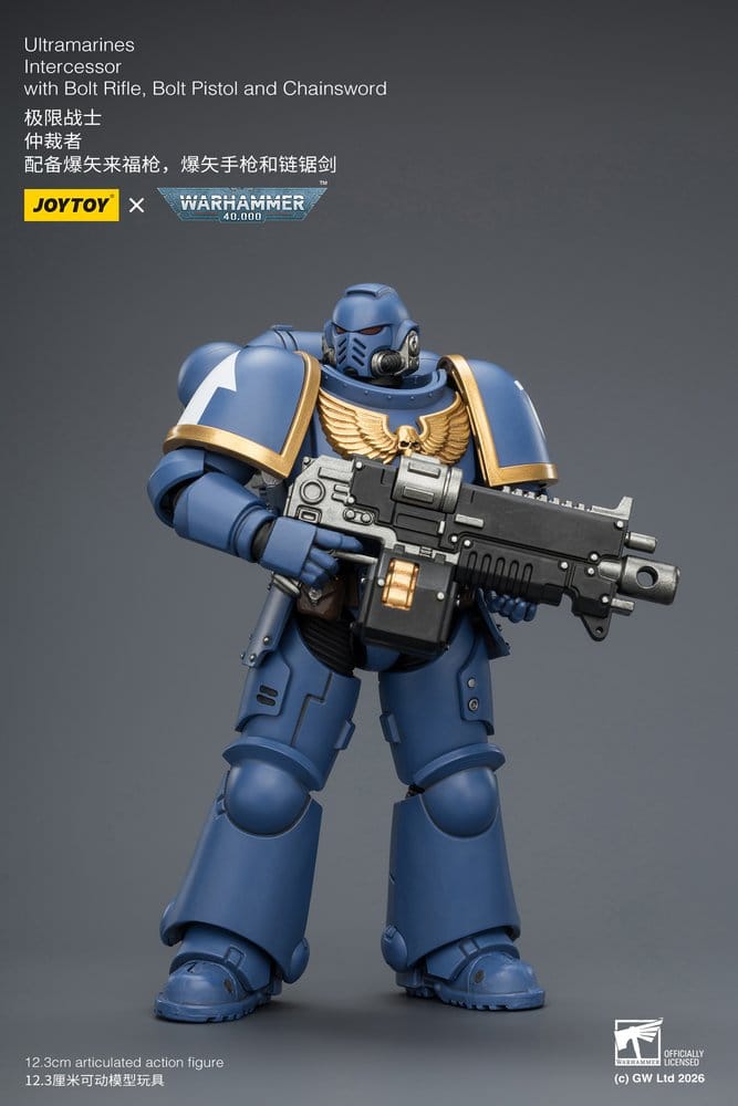 Warhammer 40,000 figurine Ultramarines Intercessor 12 cm