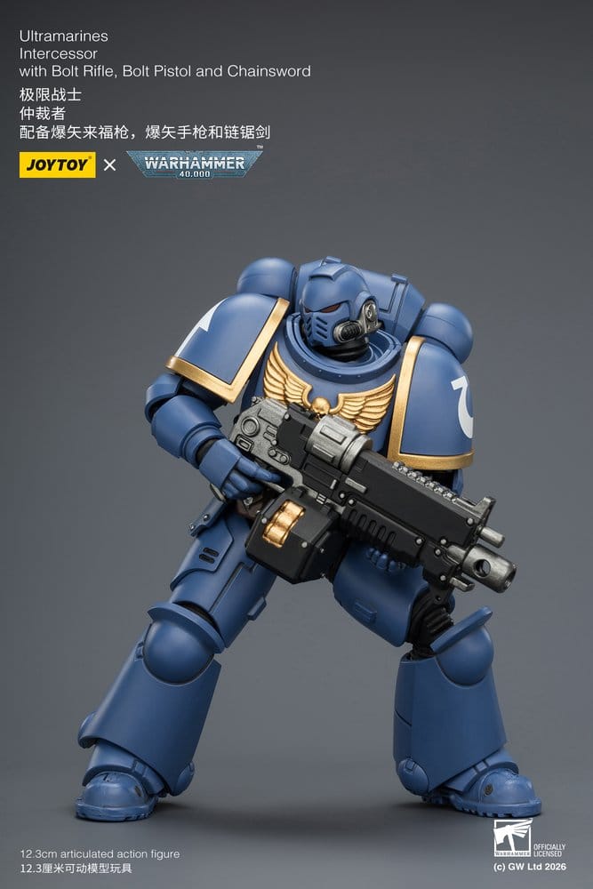 Warhammer 40,000 figurine Ultramarines Intercessor 12 cm