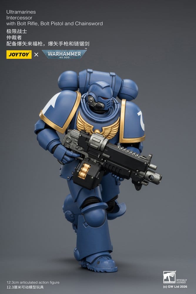 Warhammer 40,000 figurine Ultramarines Intercessor 12 cm