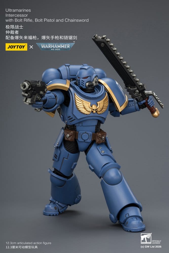 Warhammer 40,000 figurine Ultramarines Intercessor 12 cm